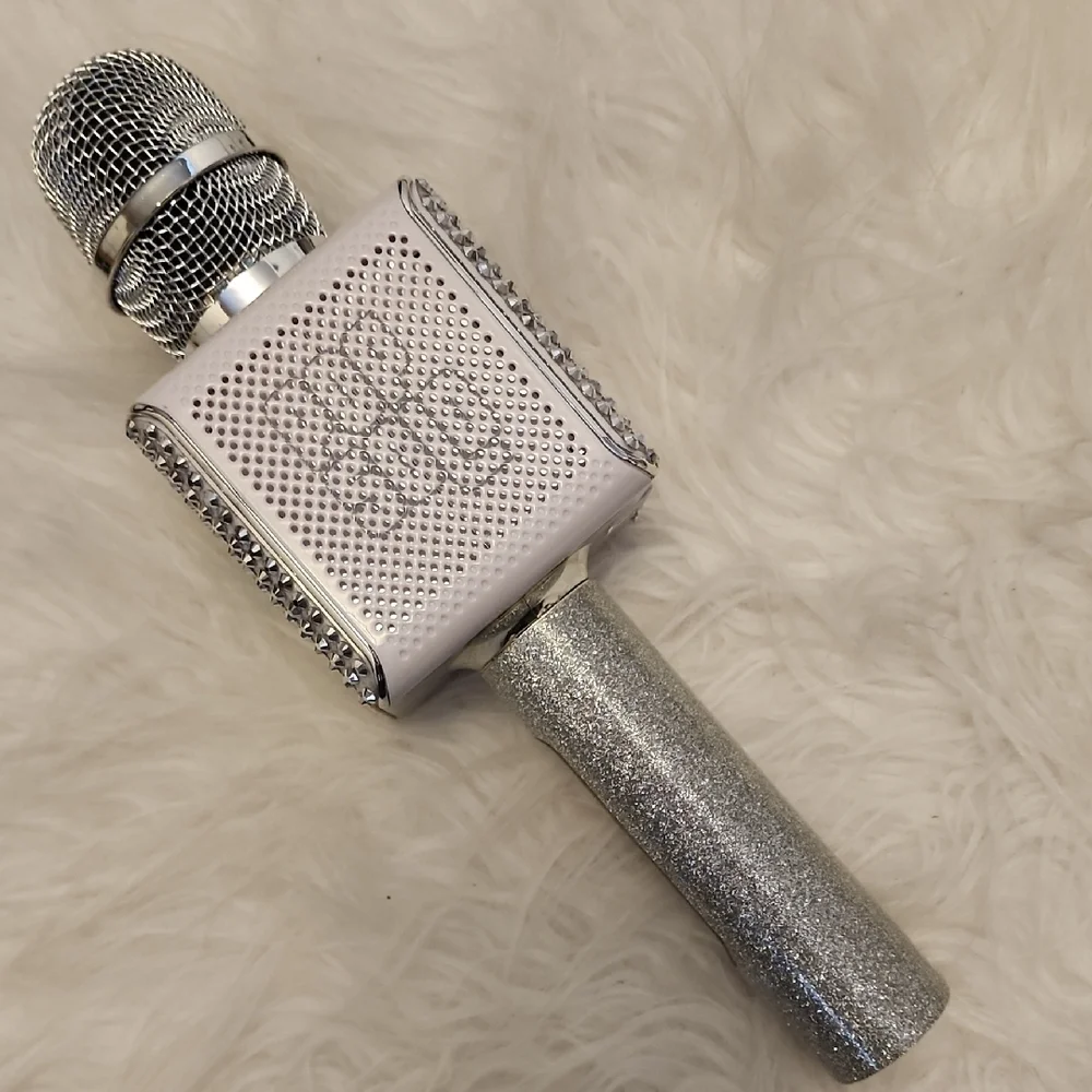 Bluetooth Karaoke Microphone - Silver